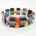 01B5002-4 / nuevos productos para 2013 / hematita pulsera spacer pulsera / hematita brazalete / hematita magnética brazaletes de salud